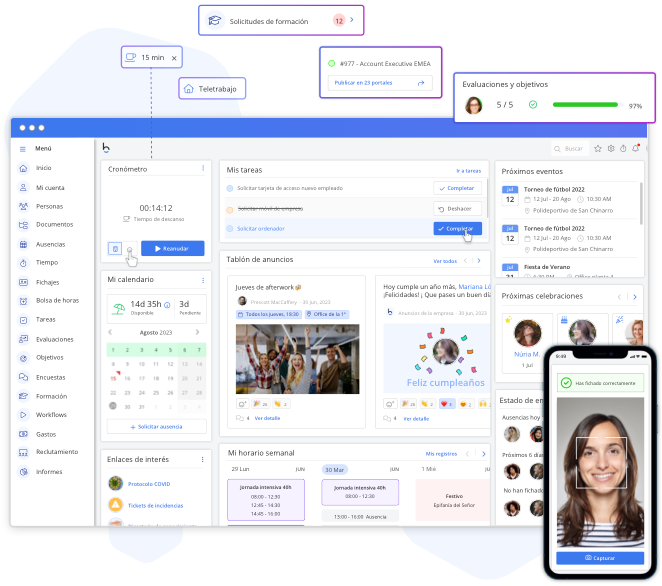 Software de Recursos Humanos en México Bizneo HR